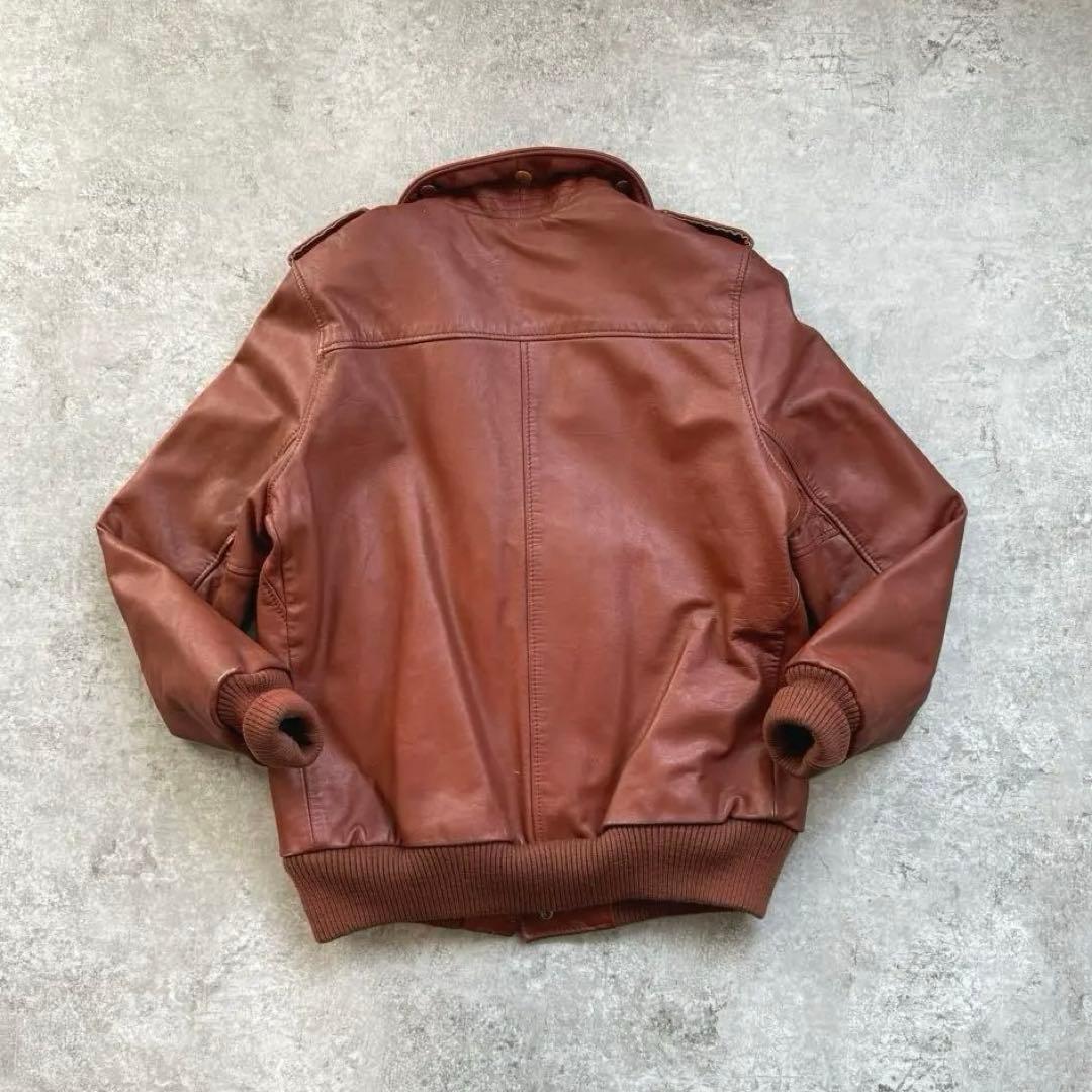 【超希少】80s 短丈 ヴィンテージ フライトレザージャケット G-1 A-2