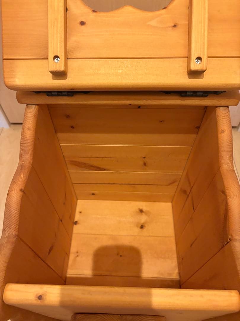 アメリカンカントリー家具　カントリーハートダストBOX ゴミ箱