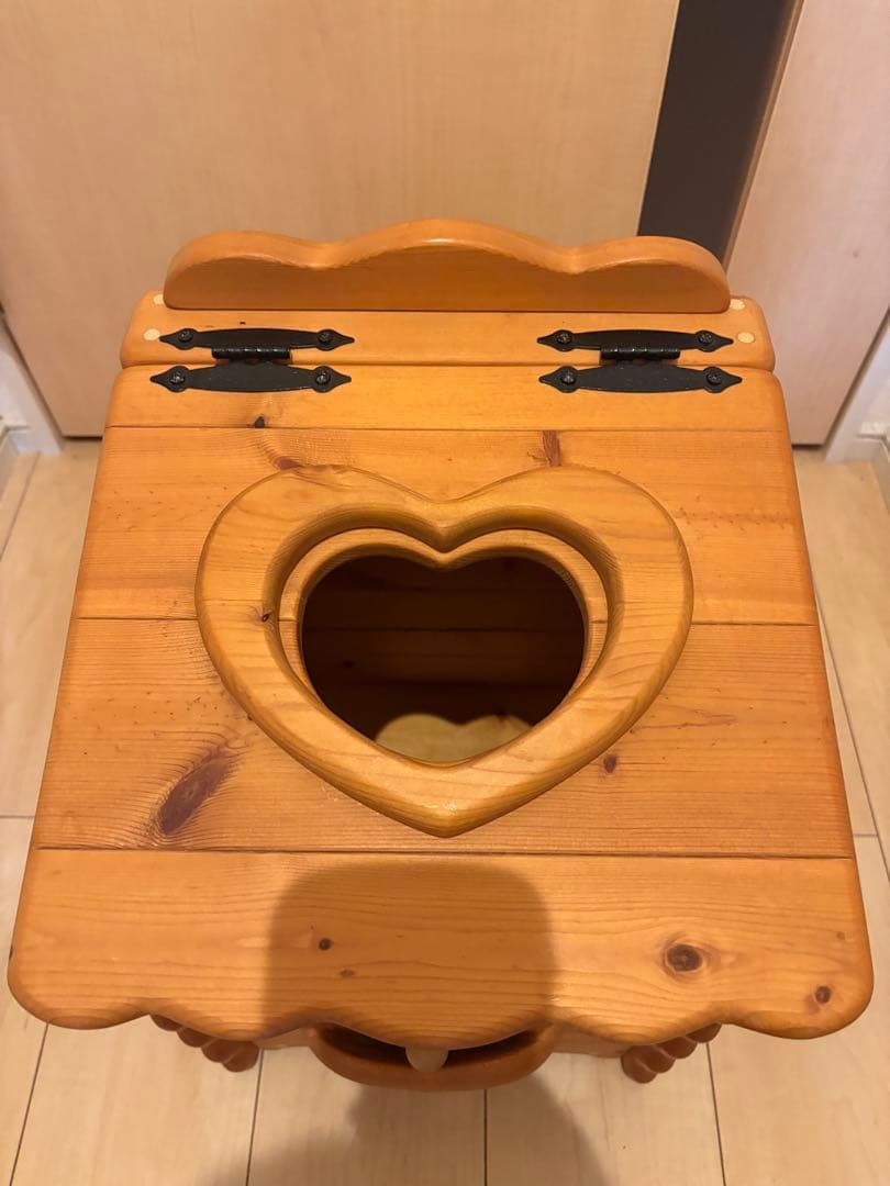 アメリカンカントリー家具　カントリーハートダストBOX ゴミ箱