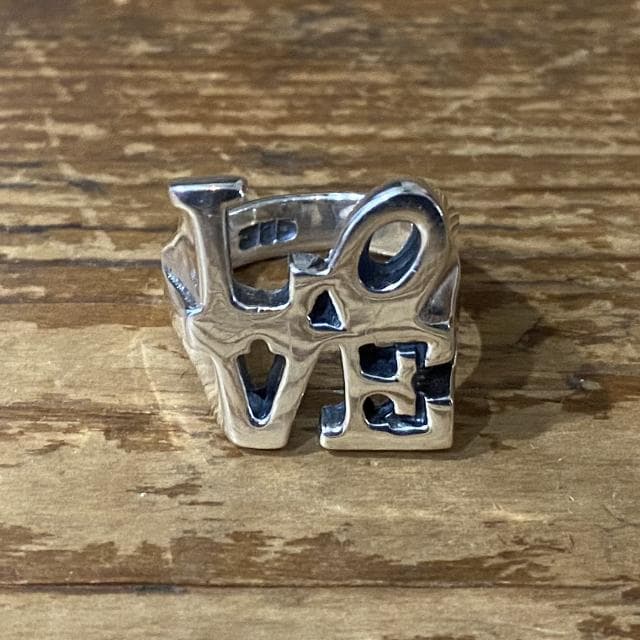 90's DEP'T シルバー925製 ロバート・インディアナ LOVE リング