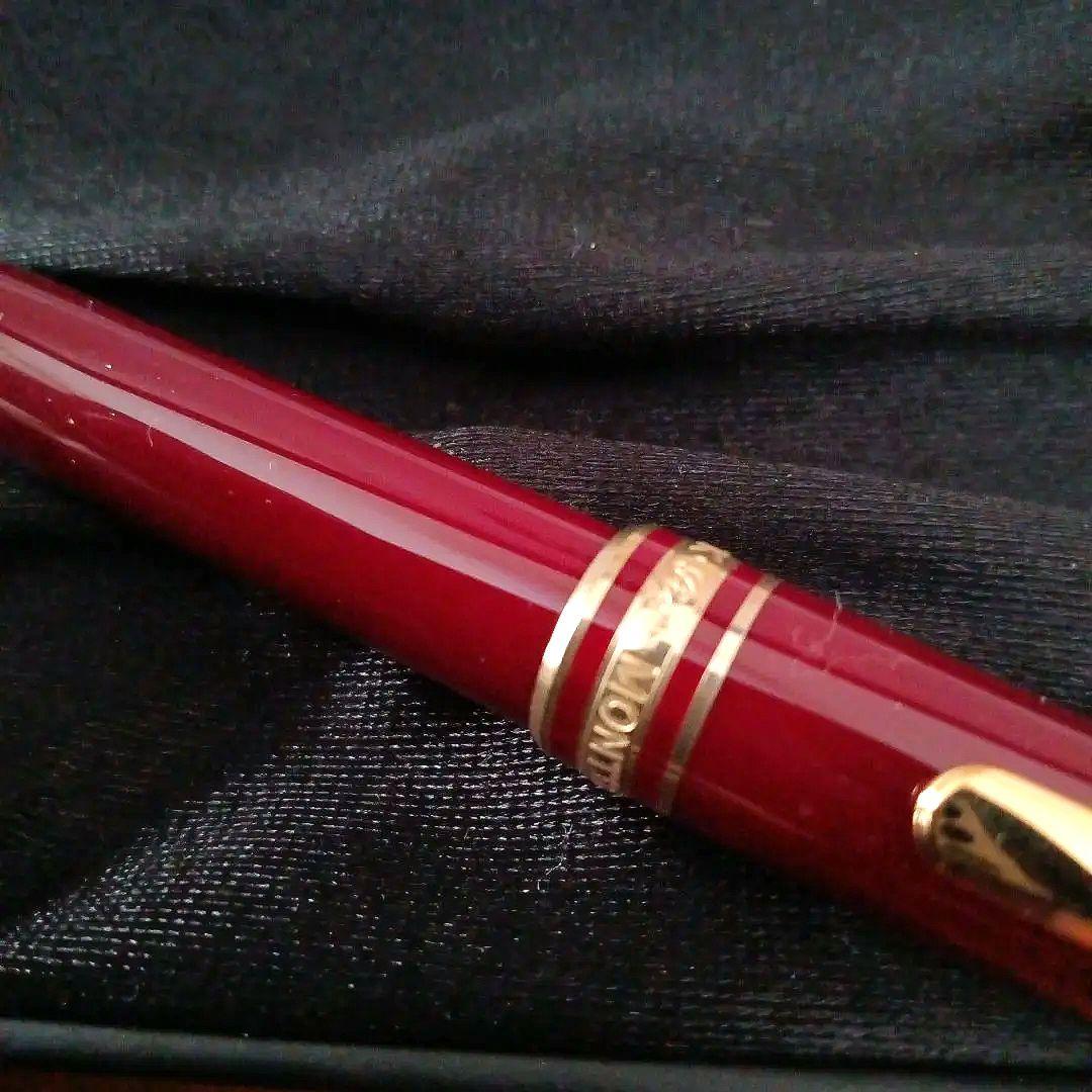 MONT BLANC ワインレッド ボールペン 専用ケース、説明書付き