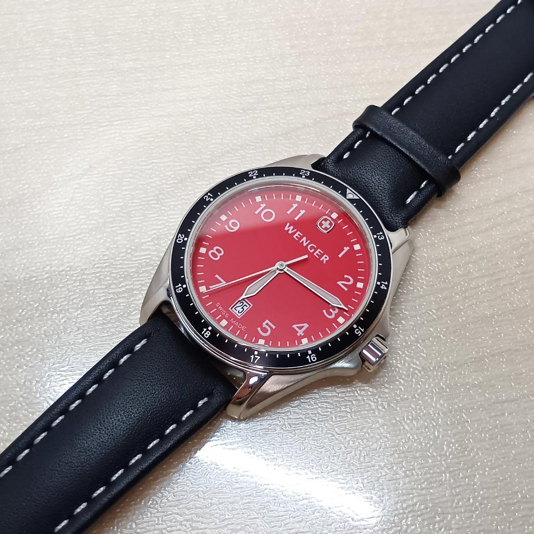 希少 限定品 未使用 ウェンガー Wenger 7212X クォーツ メンズ