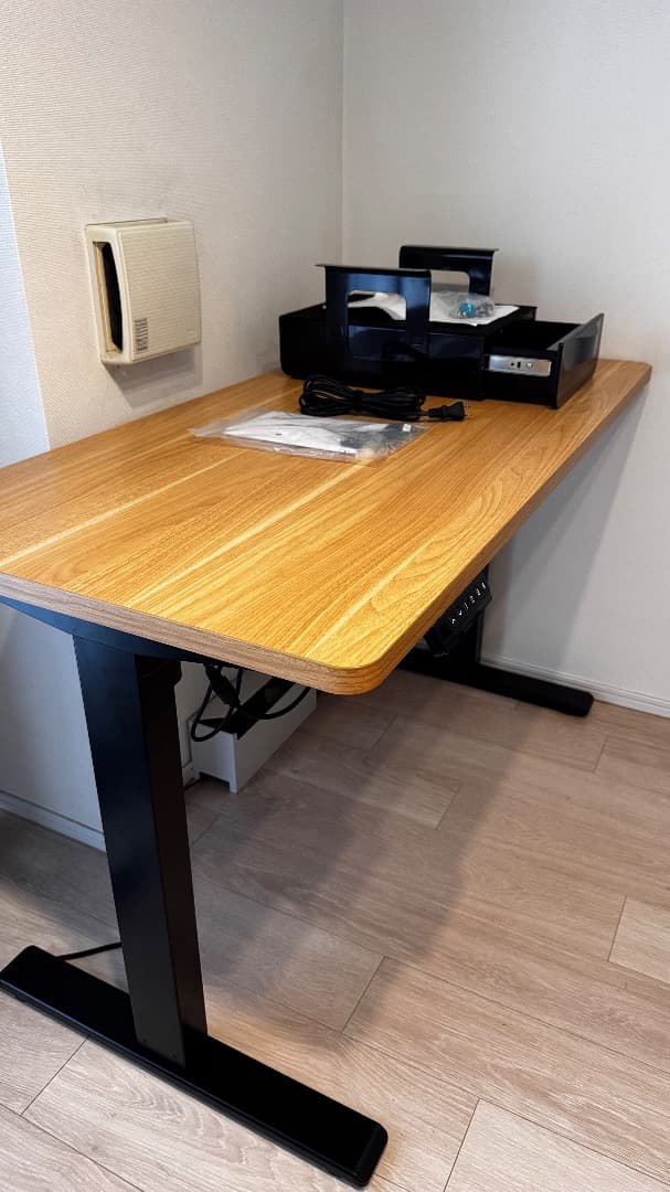 FLEXISPOT EF1 120×60cm 電動昇降デスク 専用引き出し付き