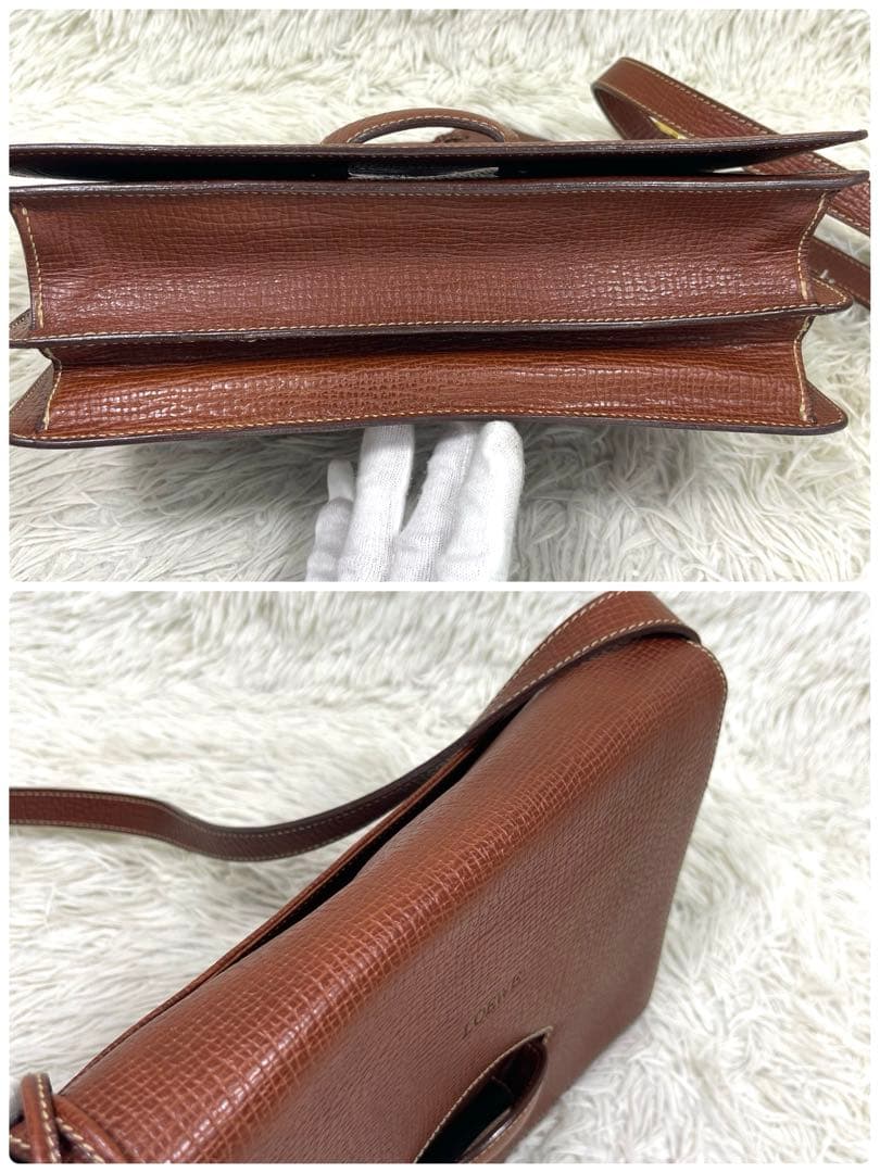 美品‼️LOEWE ロエベ　ショルダーバッグ　2way バルセレナ　ロゴ押し