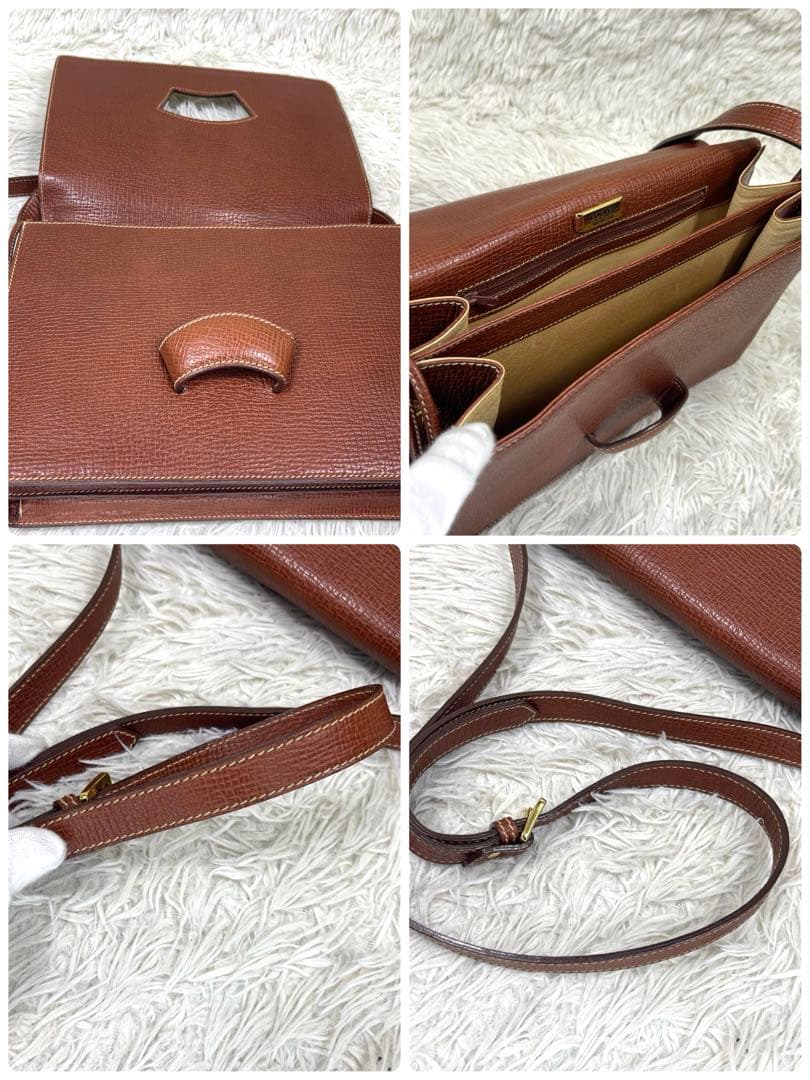 美品‼️LOEWE ロエベ　ショルダーバッグ　2way バルセレナ　ロゴ押し
