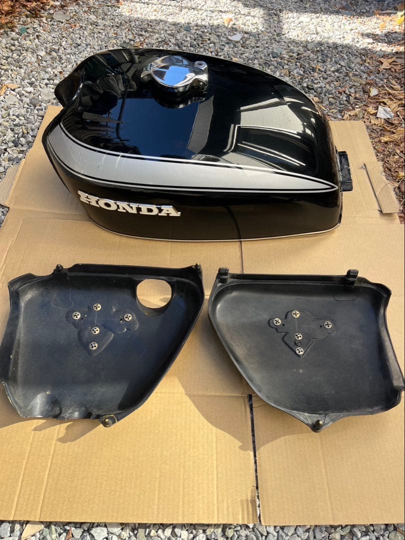 HONDA CB750Four ブラックタンクとカバーセット