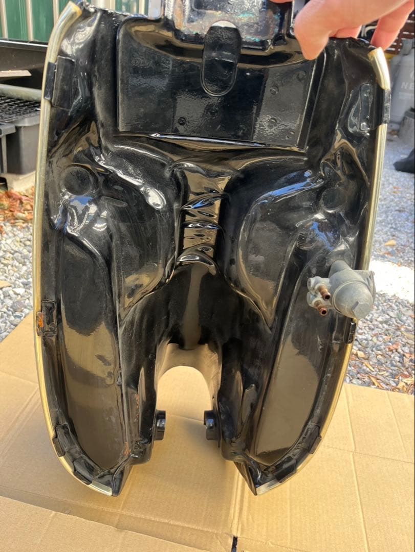 HONDA CB750Four ブラックタンクとカバーセット