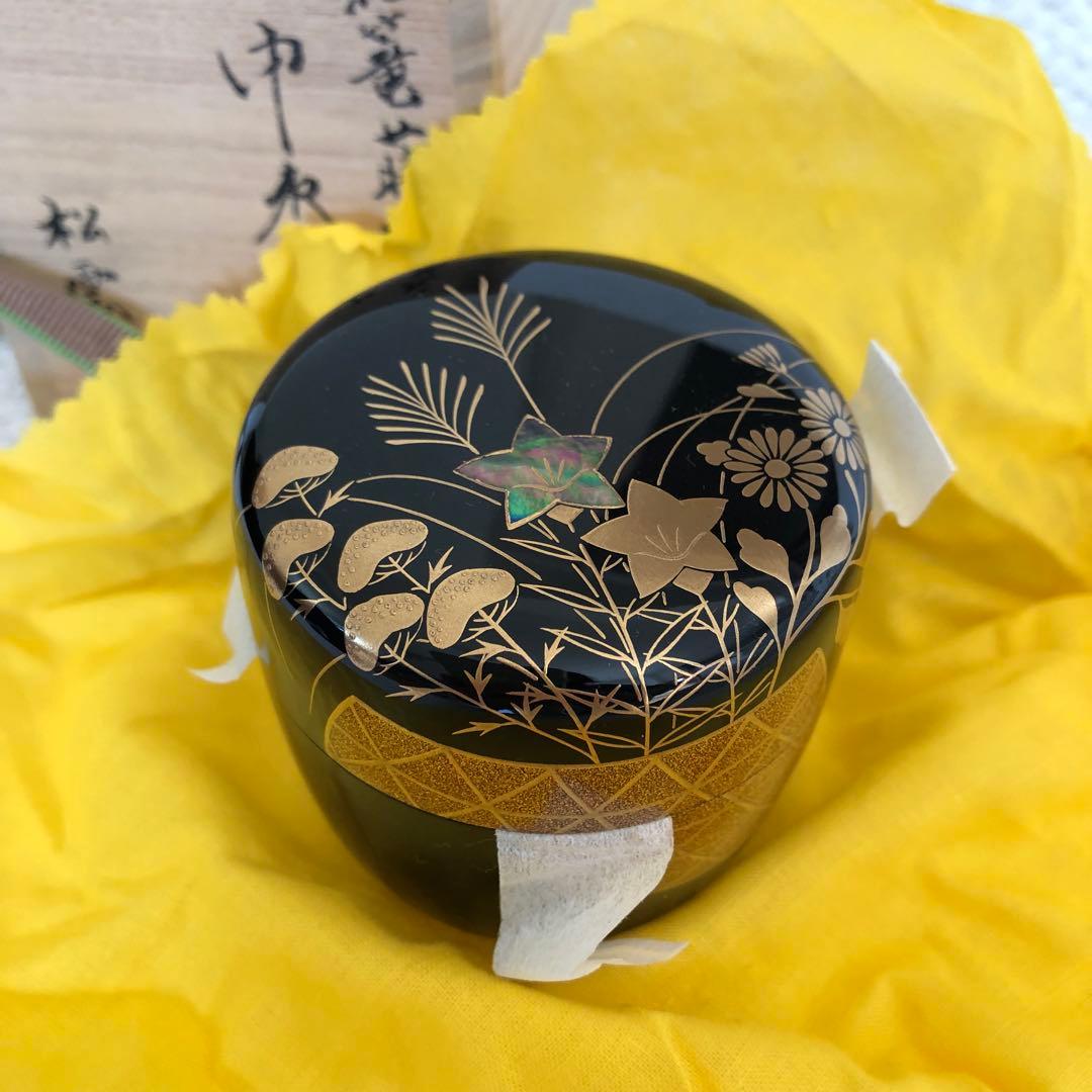 輪島屋本店　花籠絵巻　棗
