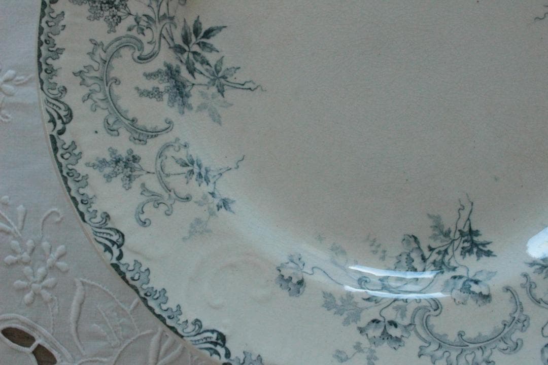 フランスアンティーク・ショワジールロワVILLARDコンポティエ・ケーキスタンド