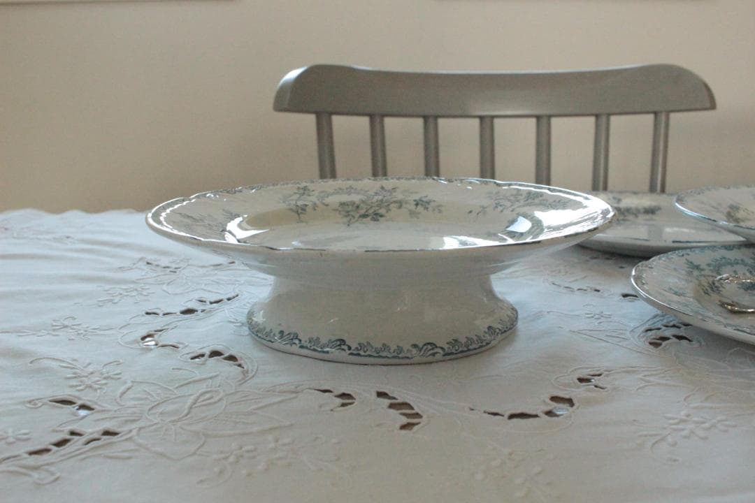 フランスアンティーク・ショワジールロワVILLARDコンポティエ・ケーキスタンド