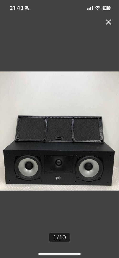 POLK AUDIO Monitor XT30 センタースピーカー 2024年製
