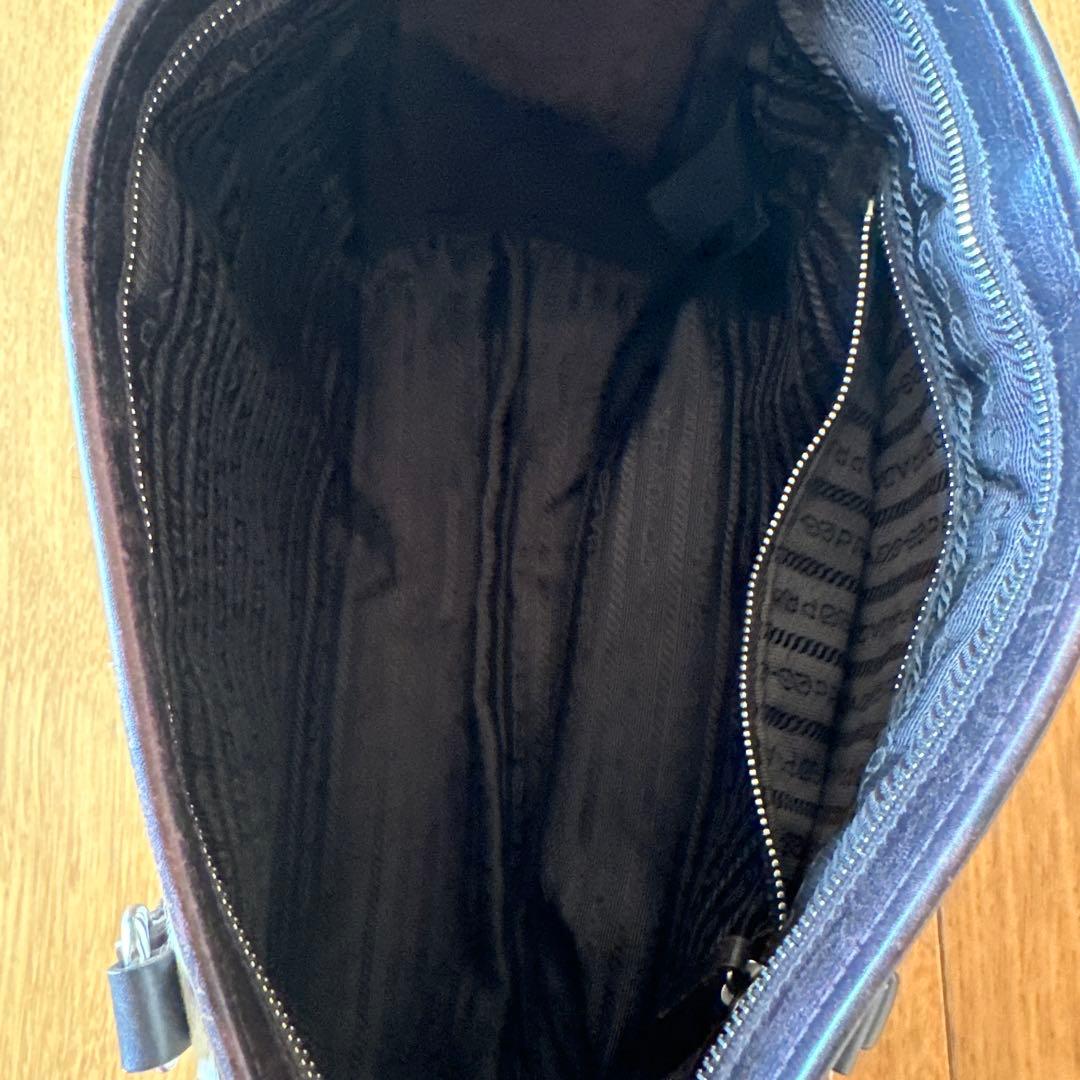 PRADA ゼブラ柄 ハラコ　ハンドバッグ