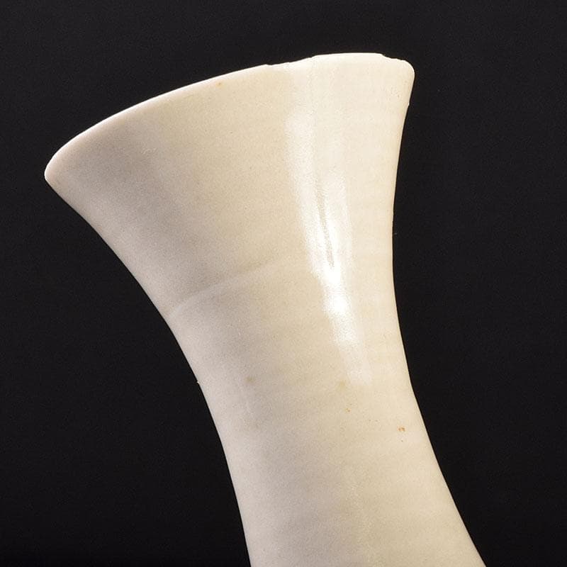 中国　徳化窯白磁　刻花文　玉壺春瓶　C　6899