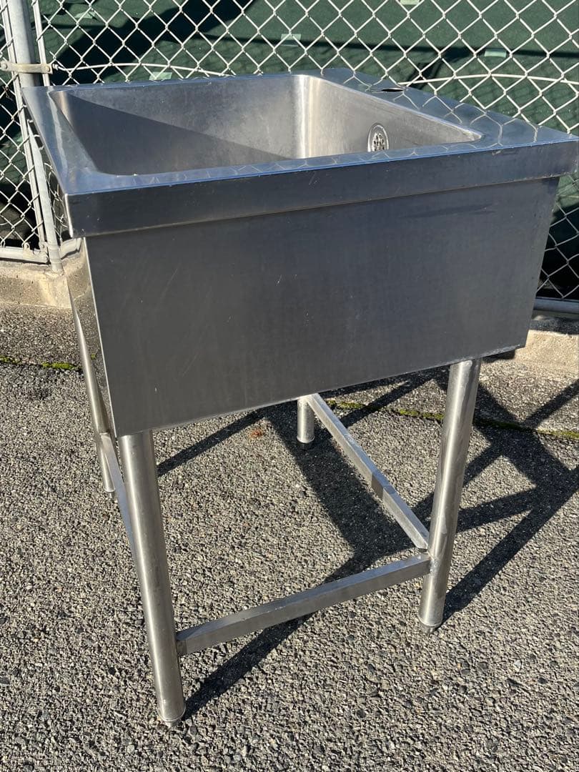 ステンレス1槽シンク 流し台　600×550×800