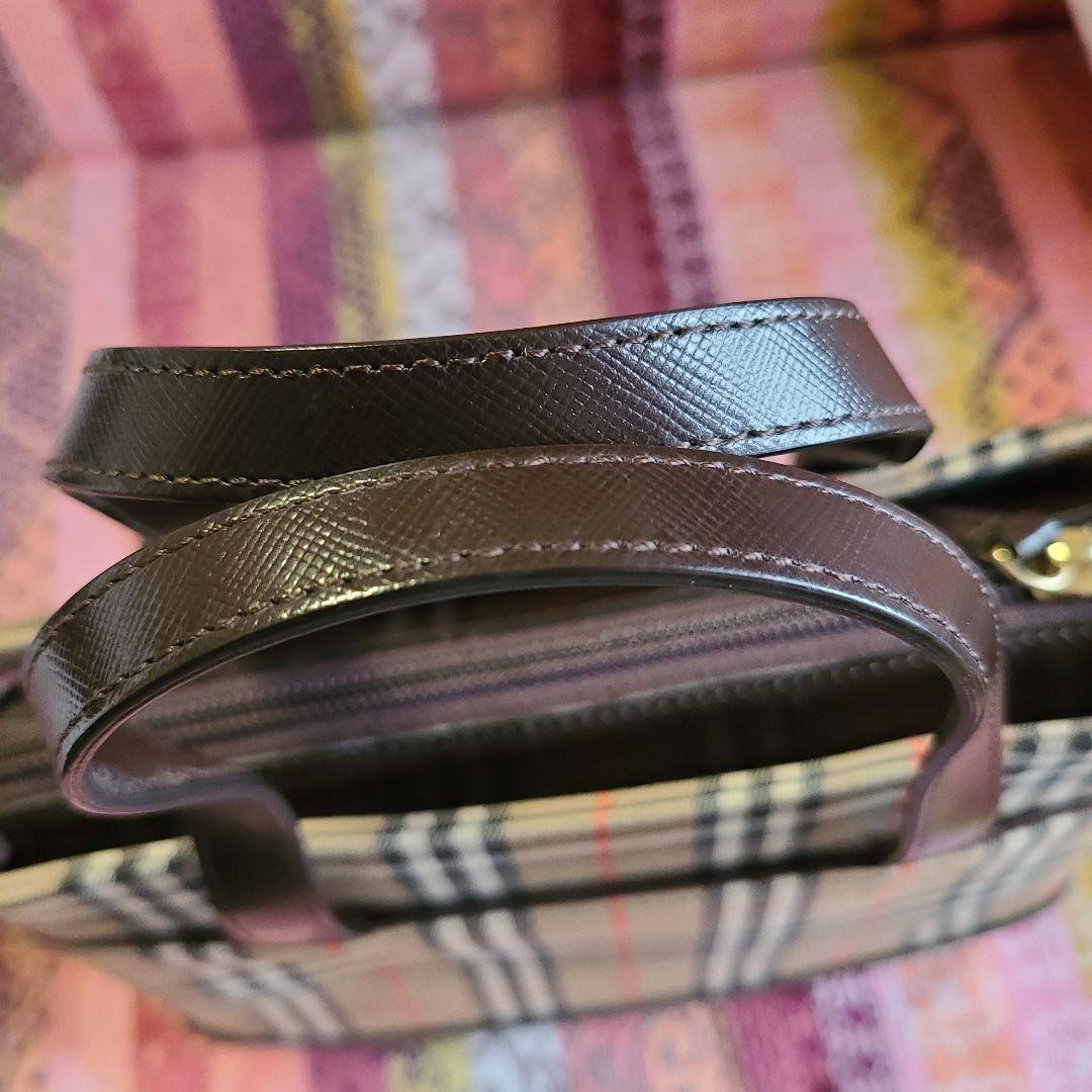 Mt yn＊  Burberryノバチェックミニバッグ