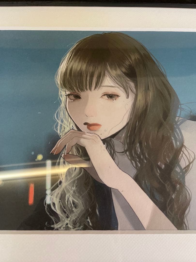 凪　私もただの女の子なんだ　サイン入り　額装