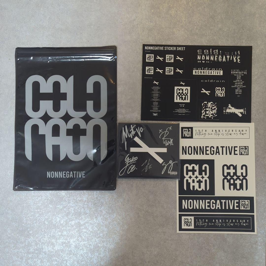 coldrain サイン入り CDカバー ステッカーセット