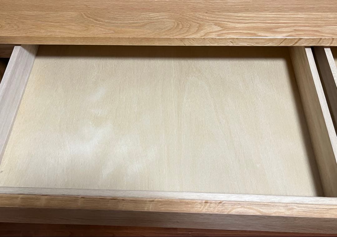 美品【無印良品！1.デスク、2.キャビネット、3.チェア - 3点セット】