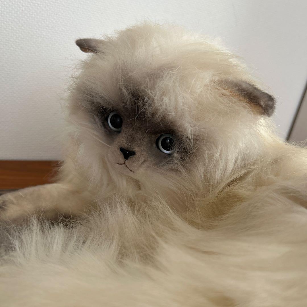 リアルな猫のぬいぐるみ　ヨシトク　YOSHITOKU ヒマラヤン　昭和レトロ