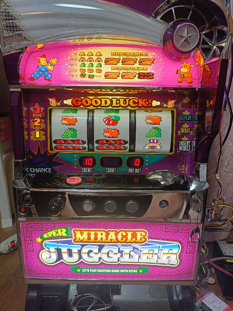 サ*ル様 スロット実機 スーパーミラクルジャグラー(5号機) セット