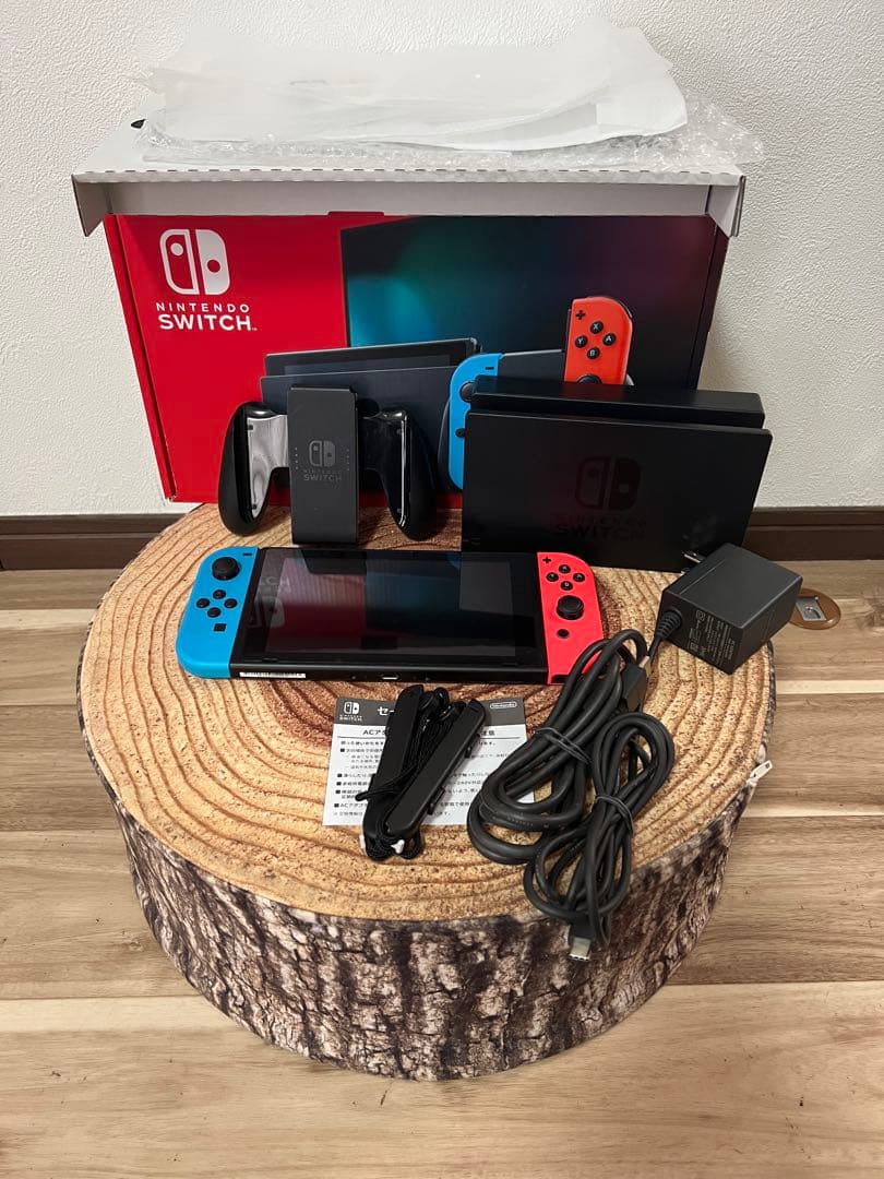 Nintendo Switch ニンテンドースイッチ本体　ネオン⑥