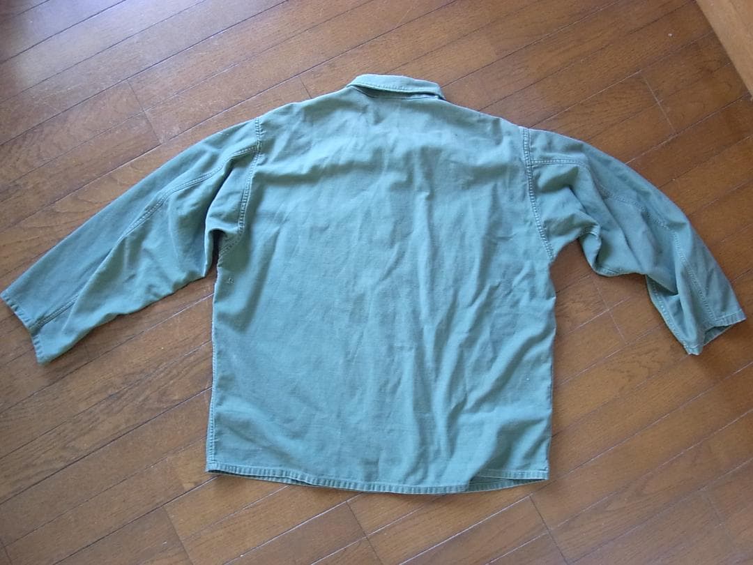 ヴェトナム戦争時代米陸軍OD筒袖戦闘服 XL