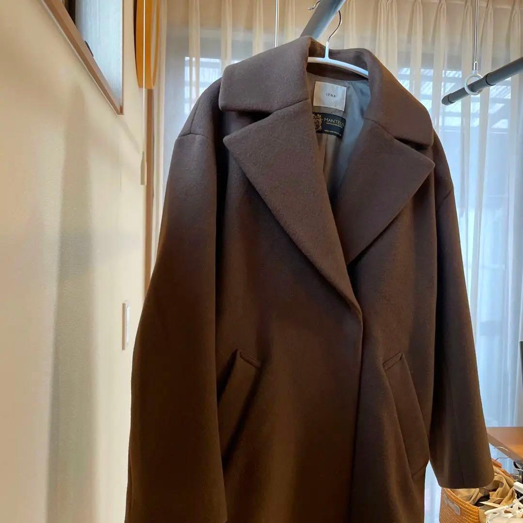 IÉNA コクーンショートコート 34 MANTECO