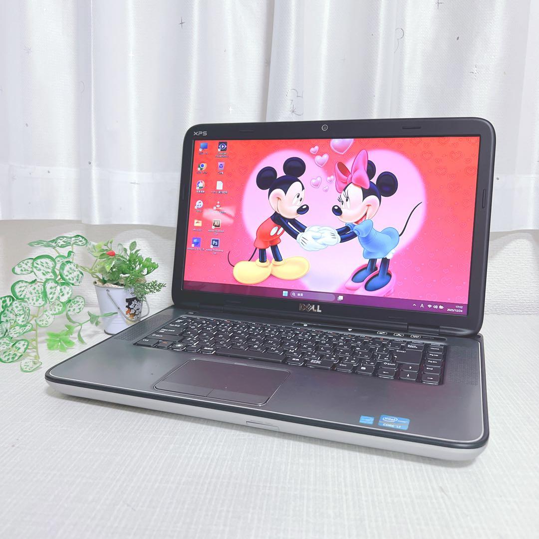 美品、快適i7、メモリ8G、光るキーボード、高速SSD、イラレ&オフィス2021