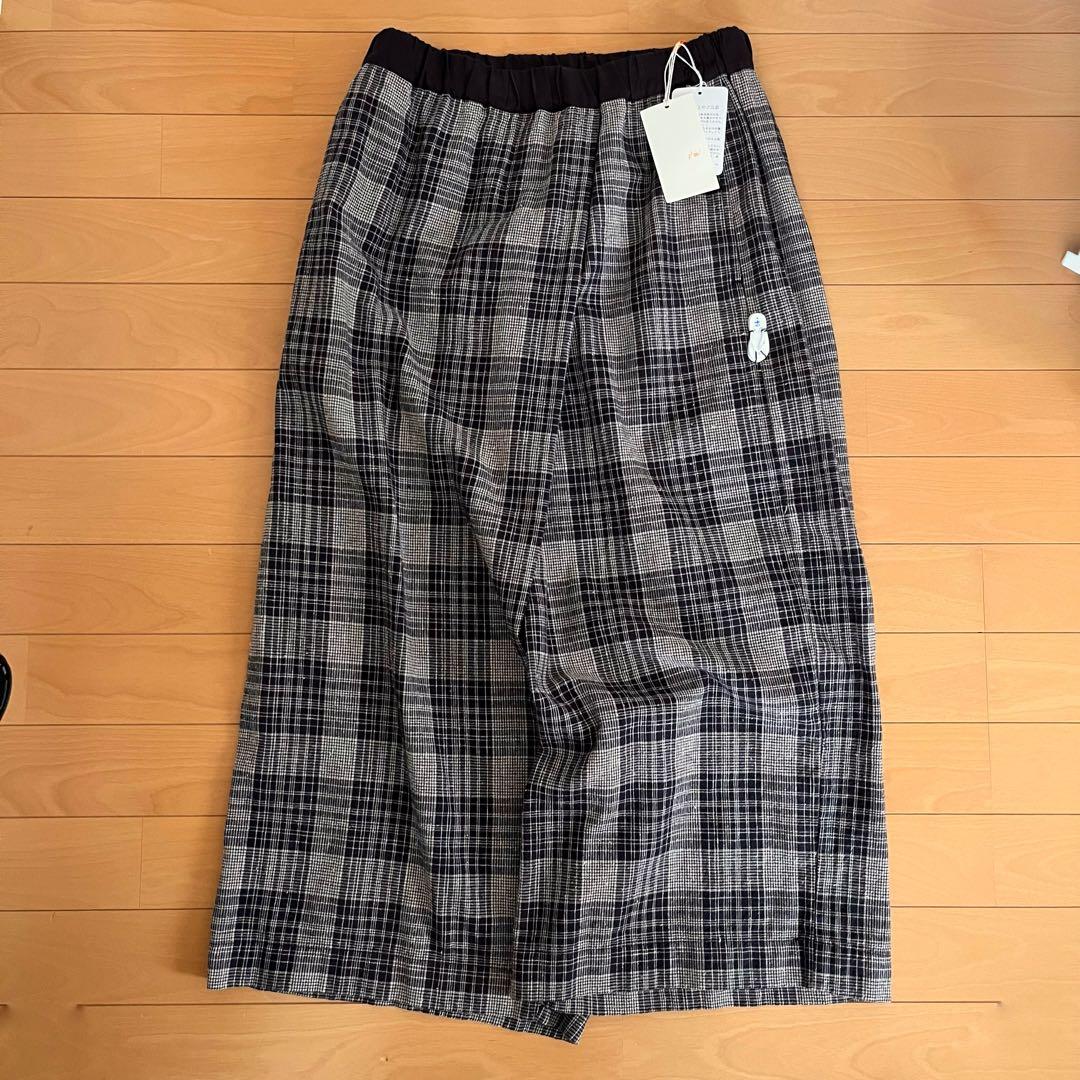 未使用 vm ヴーム 2024SS ワイドタックパンツ チェック パラスパレス