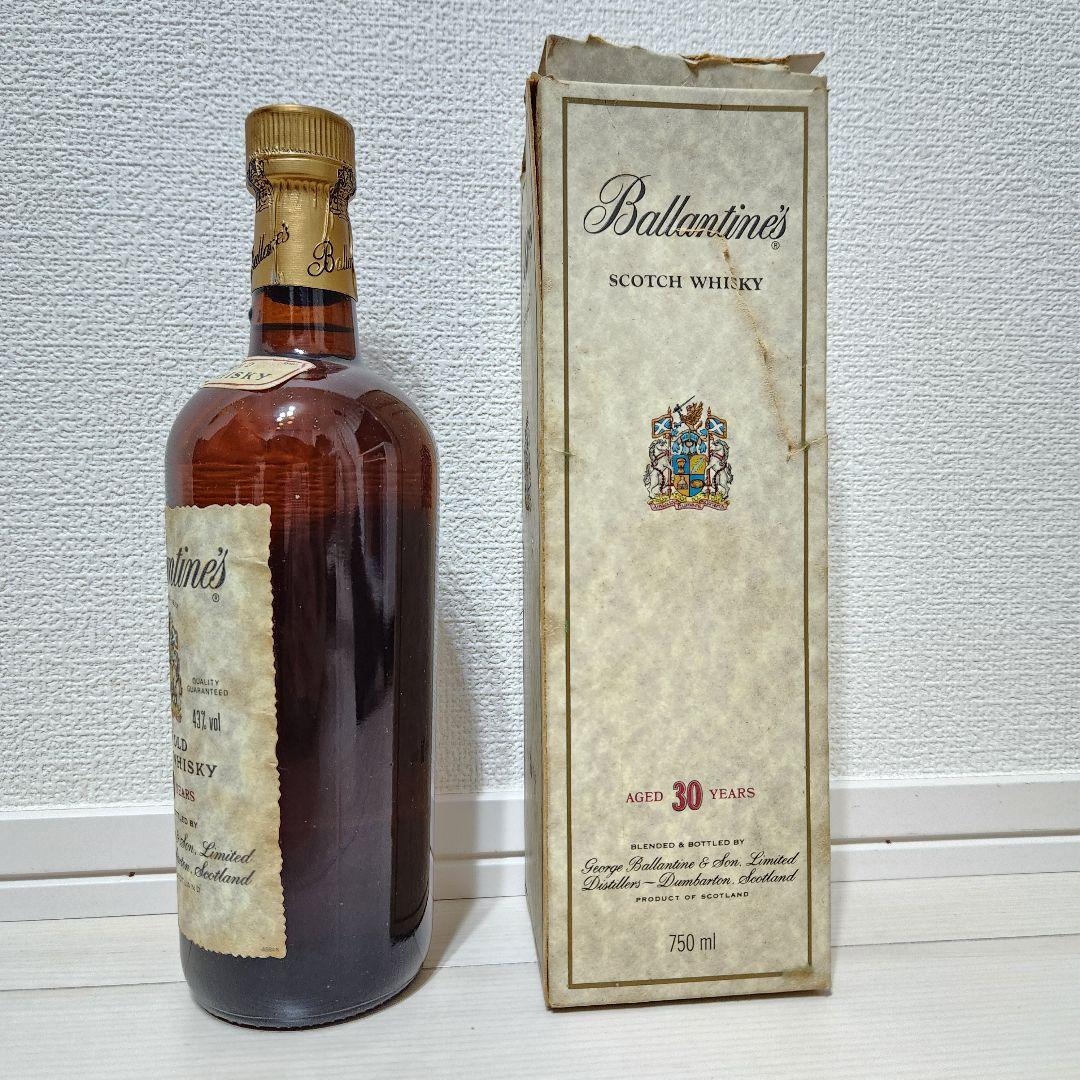 【未開栓】 Ballantine 30年 very old scotch
