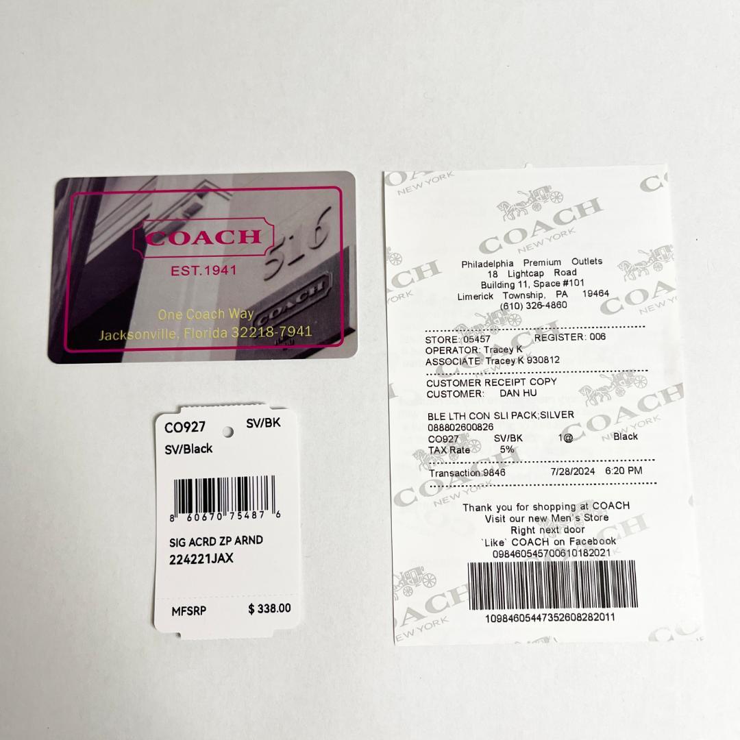 【新品未使用】COACH コーチ レディース ショルダーバッグ シグネチャー