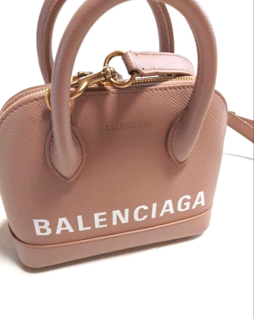 BALENCIAGA ヴィル トップ バッグ ハンドル XXS レアカラー