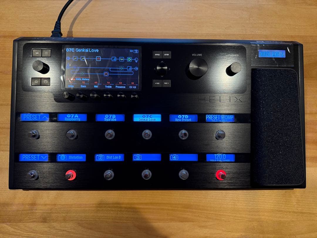 LINE6 HELIX FLOOR (2025年新品購入品)