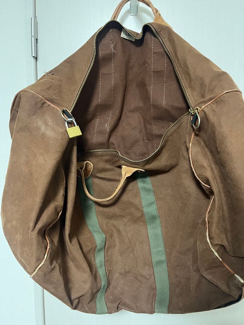 80s L.L.Bean エルエルビーン 特大サイズ　キャンバス ボストンバッグ