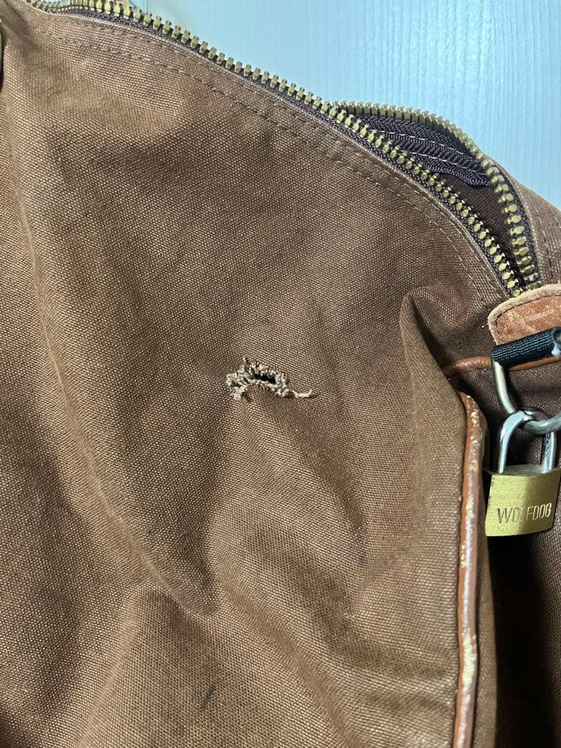 80s L.L.Bean エルエルビーン 特大サイズ　キャンバス ボストンバッグ