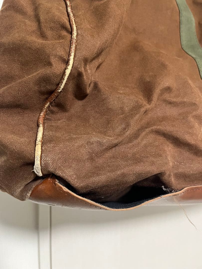 80s L.L.Bean エルエルビーン 特大サイズ　キャンバス ボストンバッグ