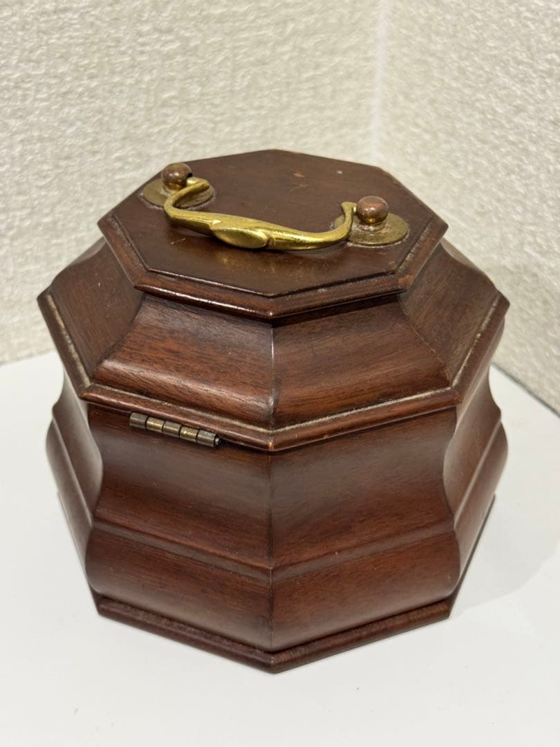 WILLIAMSBURG コロニアルマホガニー製ウィリアムズバーグティーキャディ