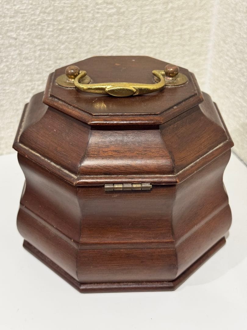 WILLIAMSBURG コロニアルマホガニー製ウィリアムズバーグティーキャディ