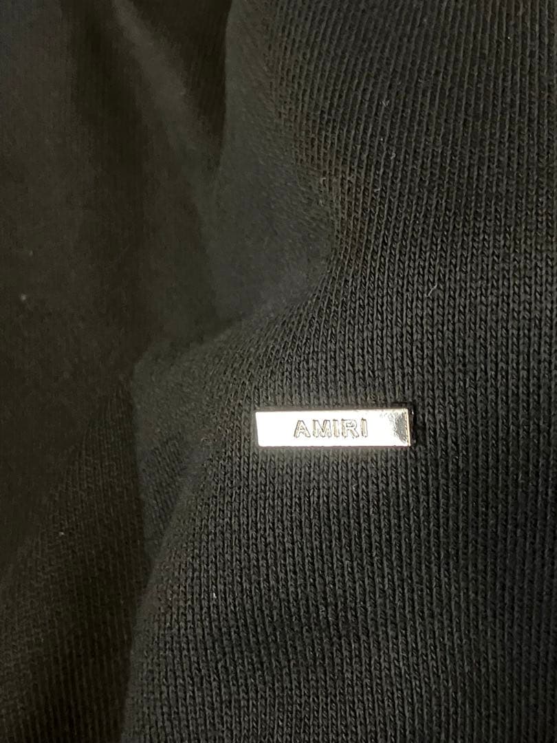 AMIRIアミリ MA コアロゴ フーディパーカー 黒 サイズL 新品