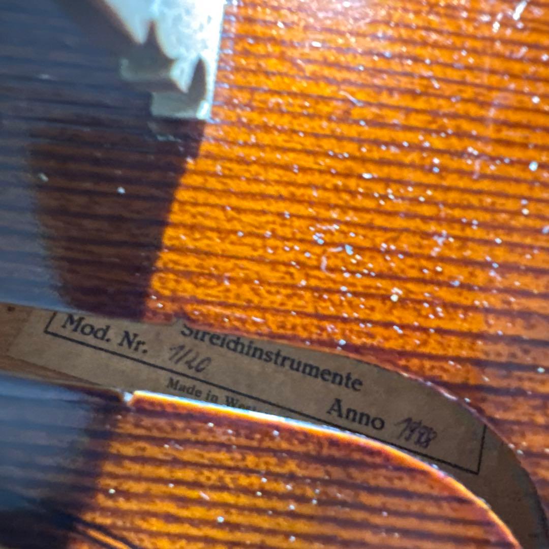 WALTER E. SANDNER 4/4サイズ バイオリン ケース 弓付属