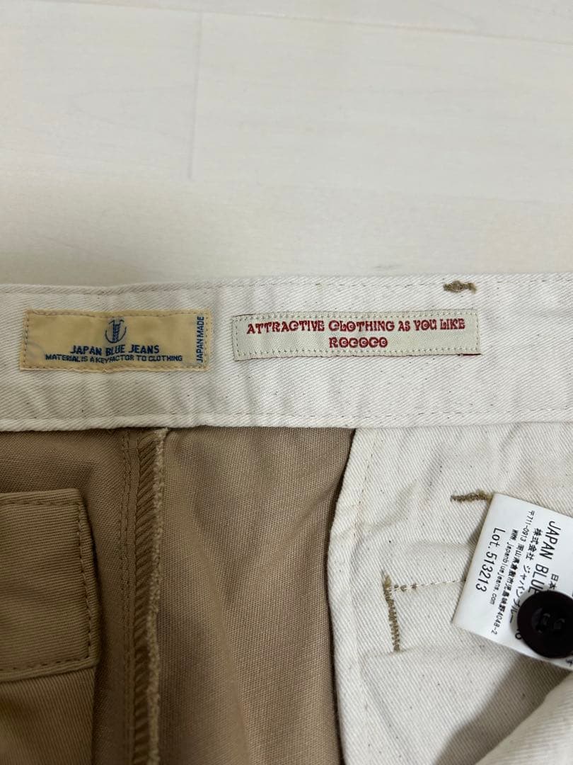(COMEDA)JAPAN BLUE JEANS ベージュ チノパン