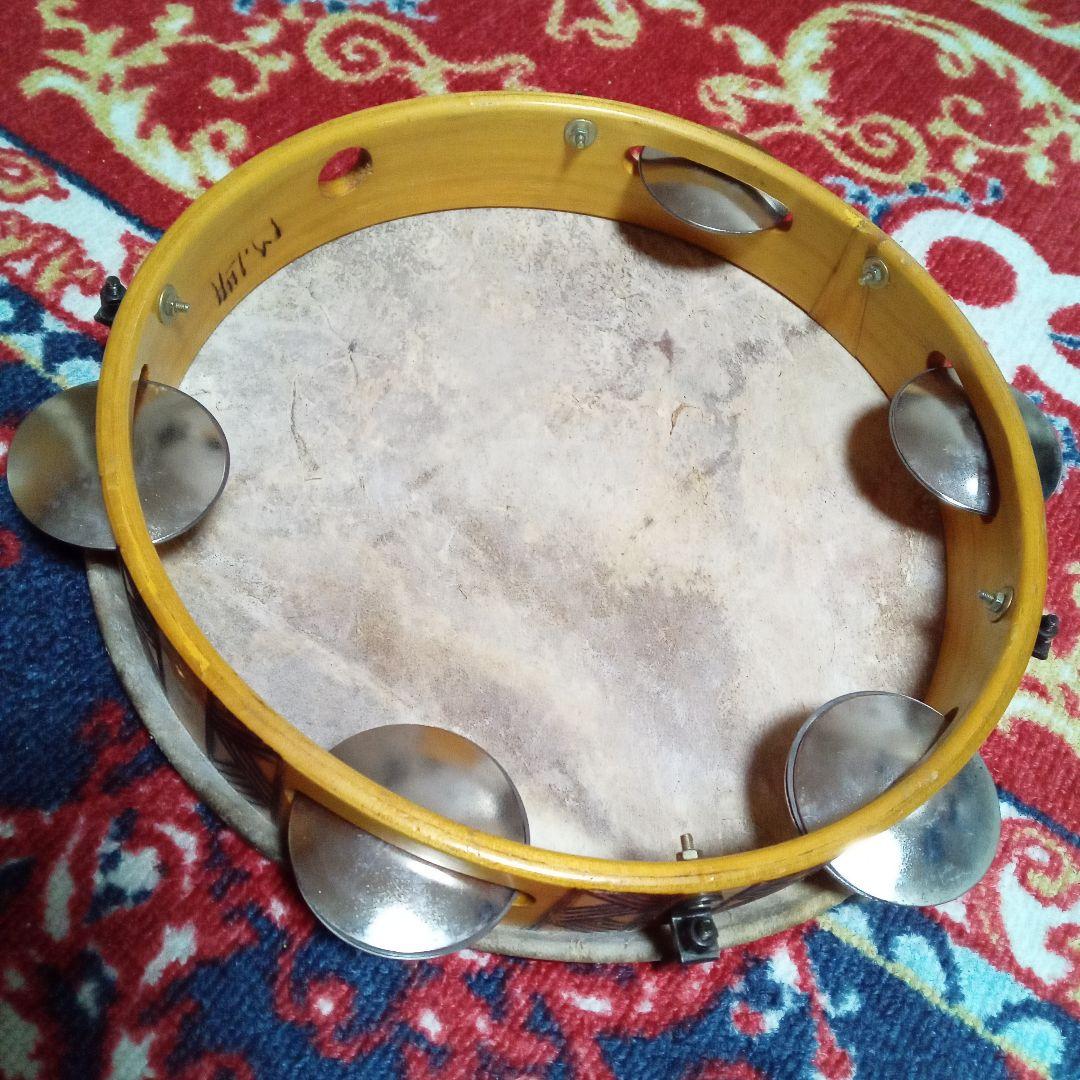 ヤスヒロさま専用商品　※パーツ欠品　パンデイロ　10インチ