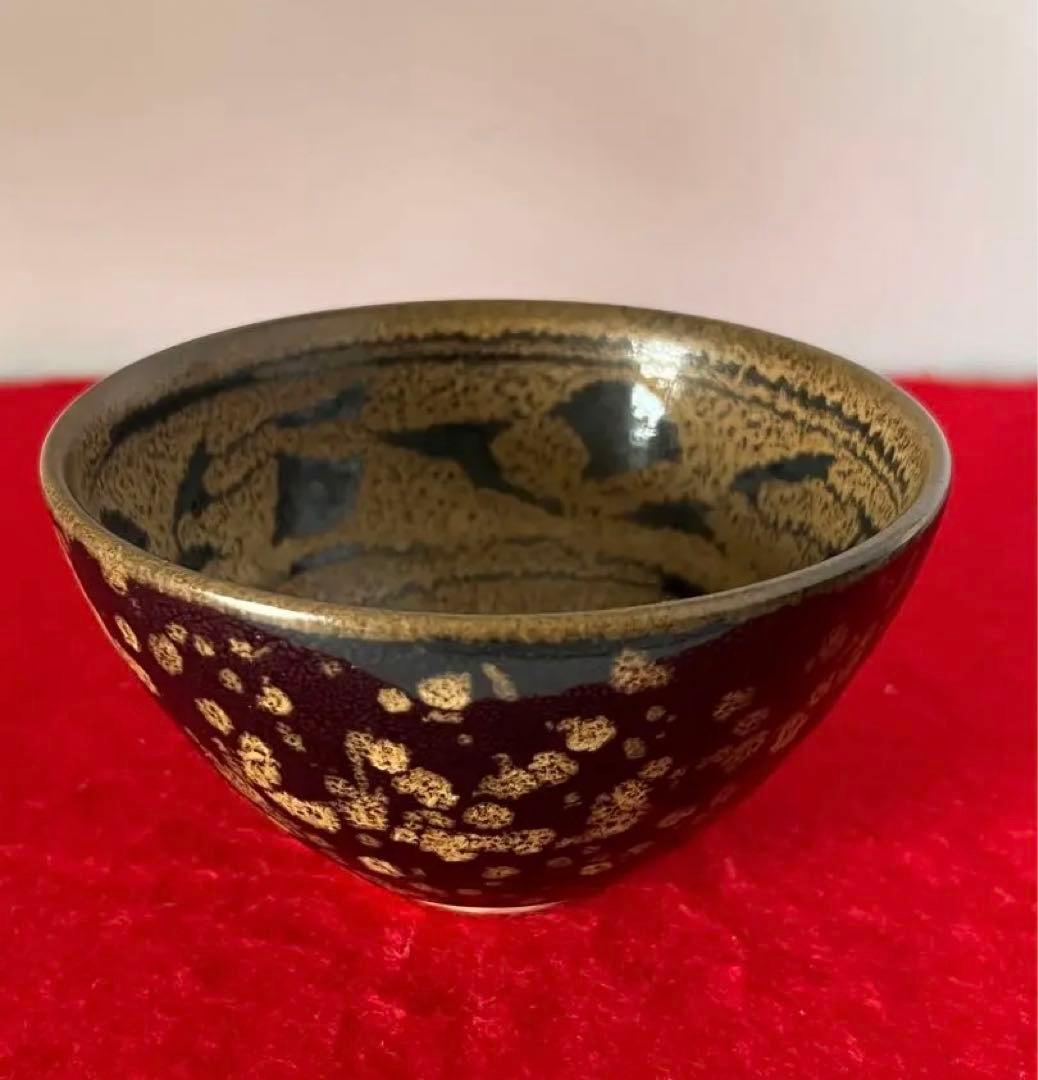 天目茶碗 禾目 建盞 茶道具 建窯。BL2-5-53