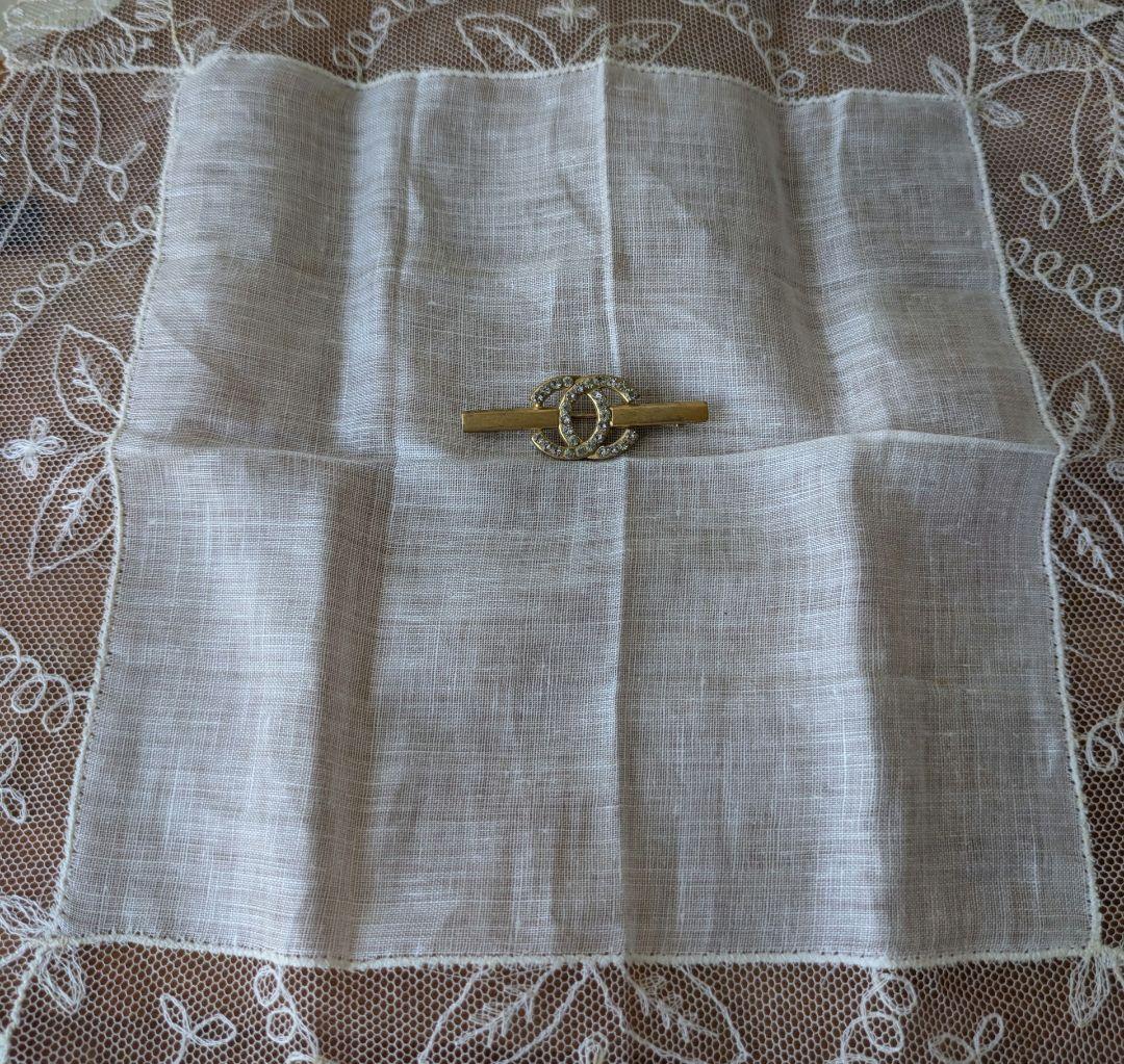 ENSEMBLE購入　CHANEL　シャネル　ラインストーン　ブローチ