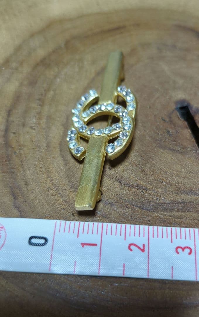 ENSEMBLE購入　CHANEL　シャネル　ラインストーン　ブローチ