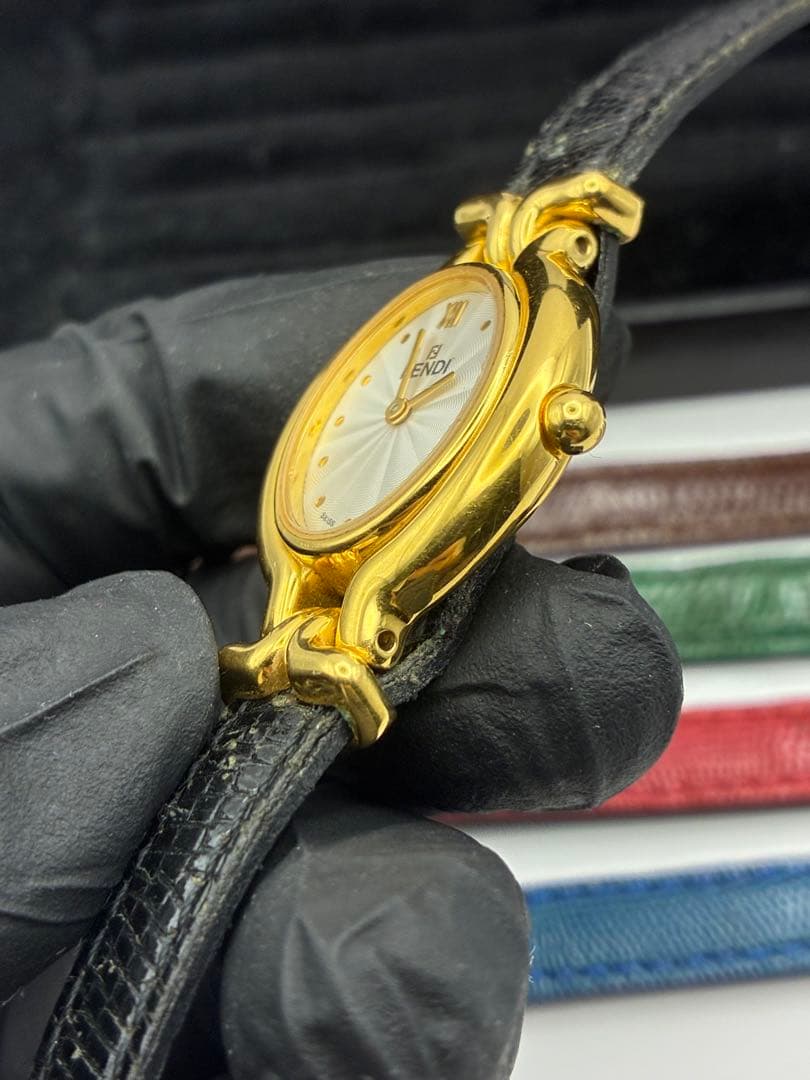 FENDI フェンディ カメレオン 良品 交換用ストラップ5本 レディース