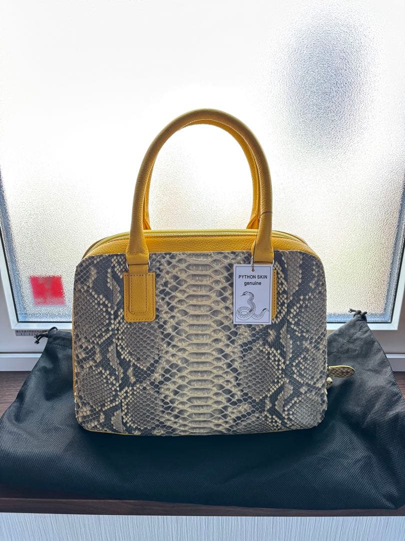 ダイヤモンドパイソン　ハンドバッグ
