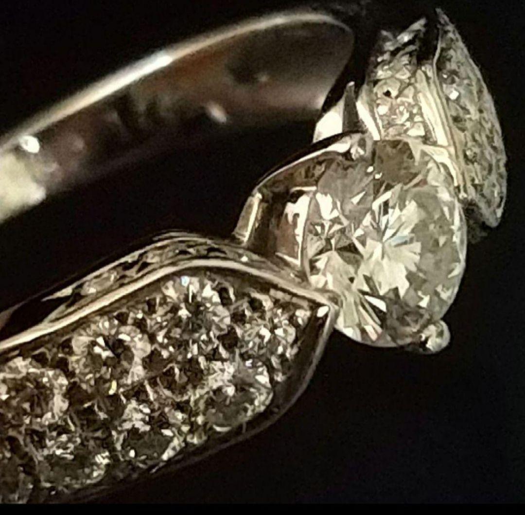 ショーメ プリュム マルチ ダイヤリング 0.31ct/F/VVS2/VG