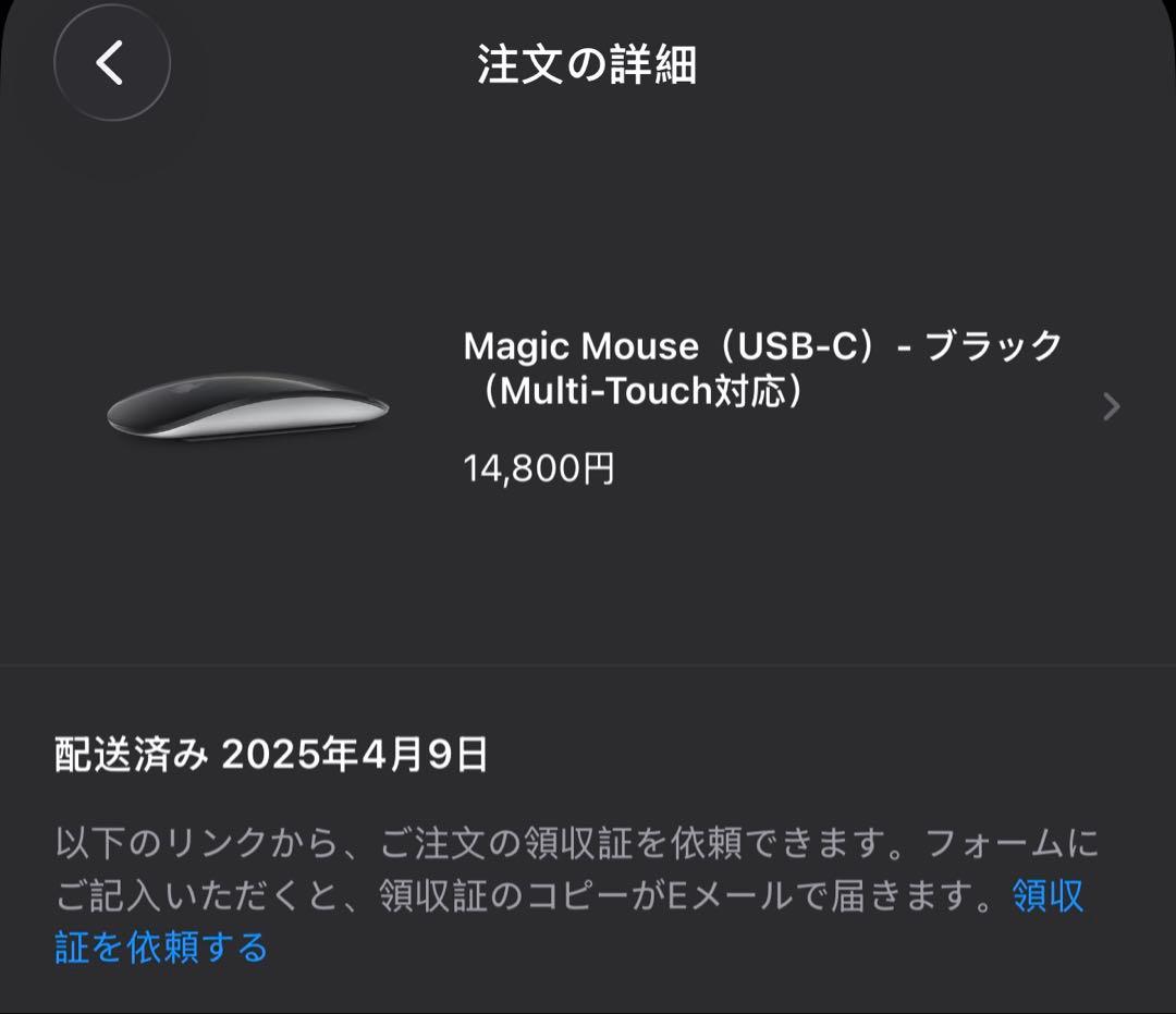 Apple Magic Mouse ブラック