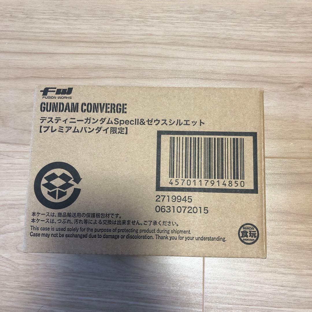 ガンダム コンバージ デスティニーガンダムSpecII&ゼウスシルエット【新品】